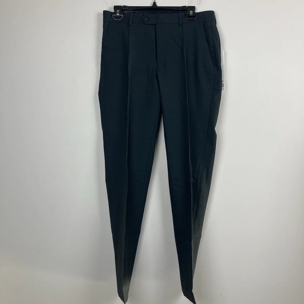 Bar III Mens‎ Slim fit Dress Pants 32Wx34L Emerald Green Solid E101497